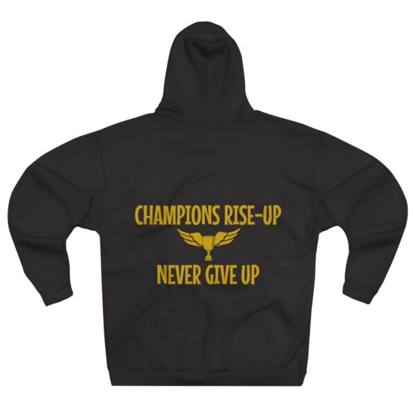 Courage & Greatness (Gold & Black) Unisex Pullover Hoodie - Image 2